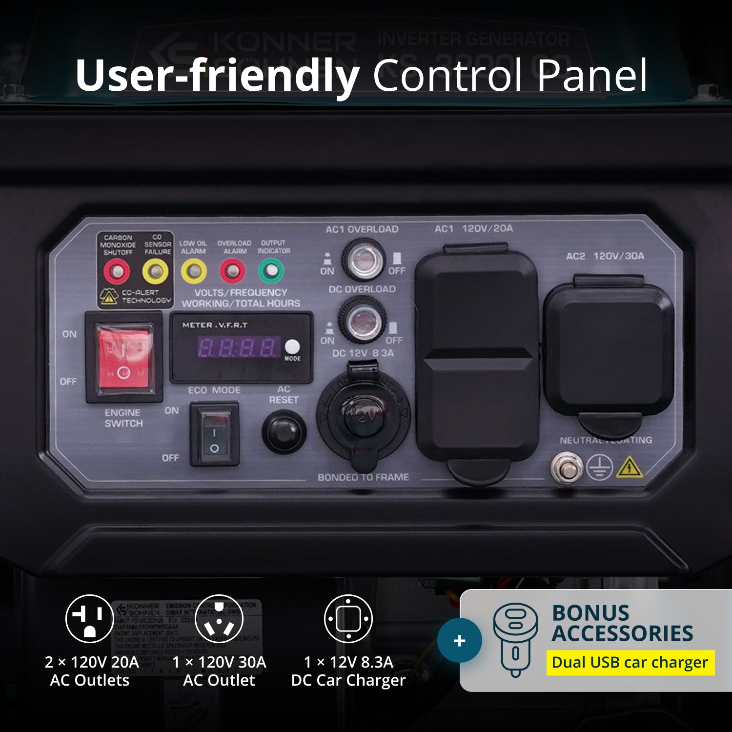 Inverter Generator KS 3200i CO - Buy Online in United States