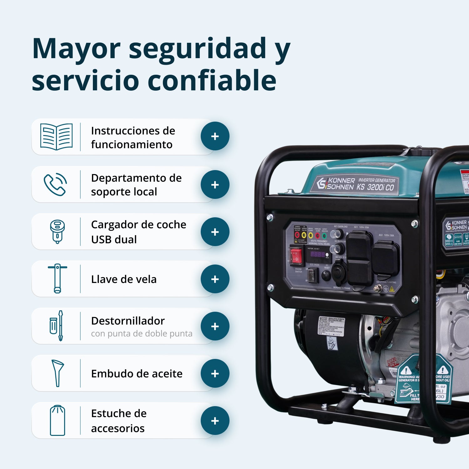 Generador inverter KS 3200i CO