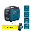 Könner & Söhnen 2000W Portable Dual Fuel Inverter Generator | Gasoline & Propane, Super Quiet 57 dB | KS 2000iHS CO