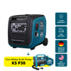Könner & Söhnen 4000W Dual Fuel Inverter Generator | LPG/Gasoline, Electric Start, CO Sensor | KS 4000iEHS CO