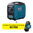 Könner &amp; Söhnen 2000W Portable Dual Fuel Inverter Generator | Gasoline &amp; Propane, Super Quiet 57 dB | KS 2000iH S CO, image 1