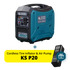 Könner &amp; Söhnen 2000W Portable Dual Fuel Inverter Generator | Gasoline &amp; Propane, Super Quiet 57 dB | KS 2000iH S CO, image 1