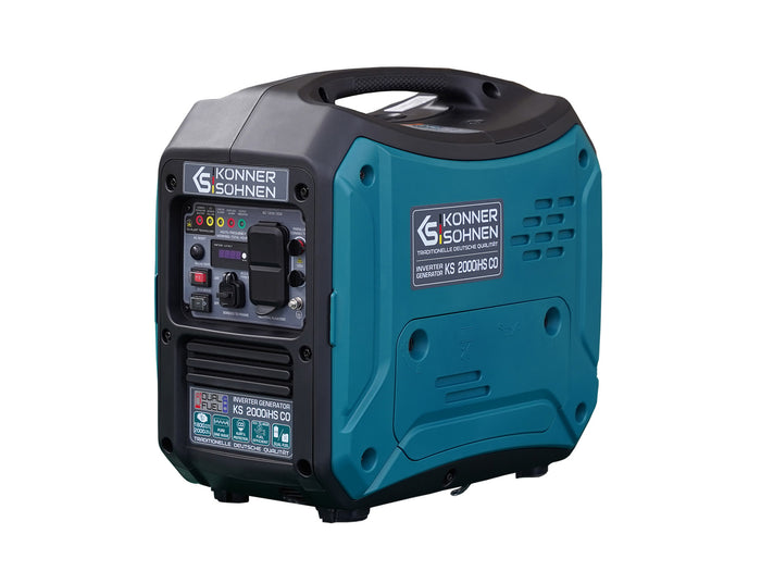Könner & Söhnen 2000W Portable Dual Fuel Inverter Generator | Gasoline & Propane, Super Quiet 57 dB | KS 2000iH S CO