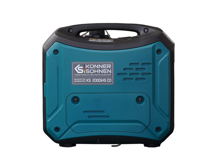 Könner & Söhnen 2000W Portable Dual Fuel Inverter Generator | Gasoline & Propane, Super Quiet 57 dB | KS 2000iH S CO
