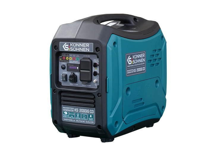 Könner & Söhnen 2000W Portable Inverter Generator | Super Quiet 57 dB, Pure Sine Wave | KS 2000iS CO