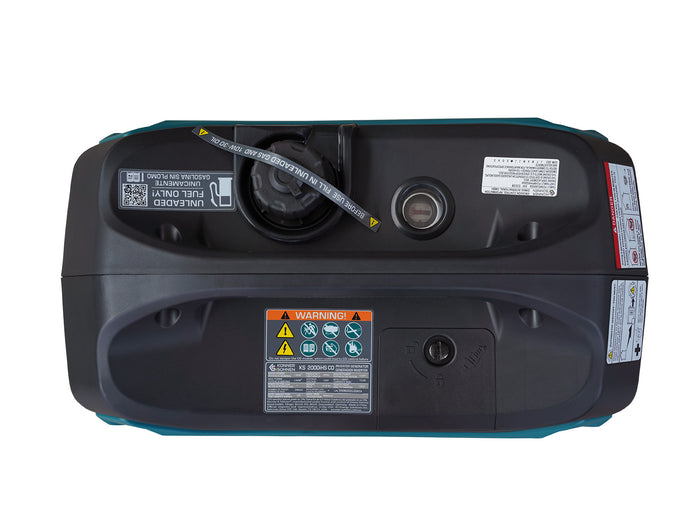 Könner & Söhnen 2000W Portable Inverter Generator | Super Quiet 57 dB, Pure Sine Wave | KS 2000iS CO