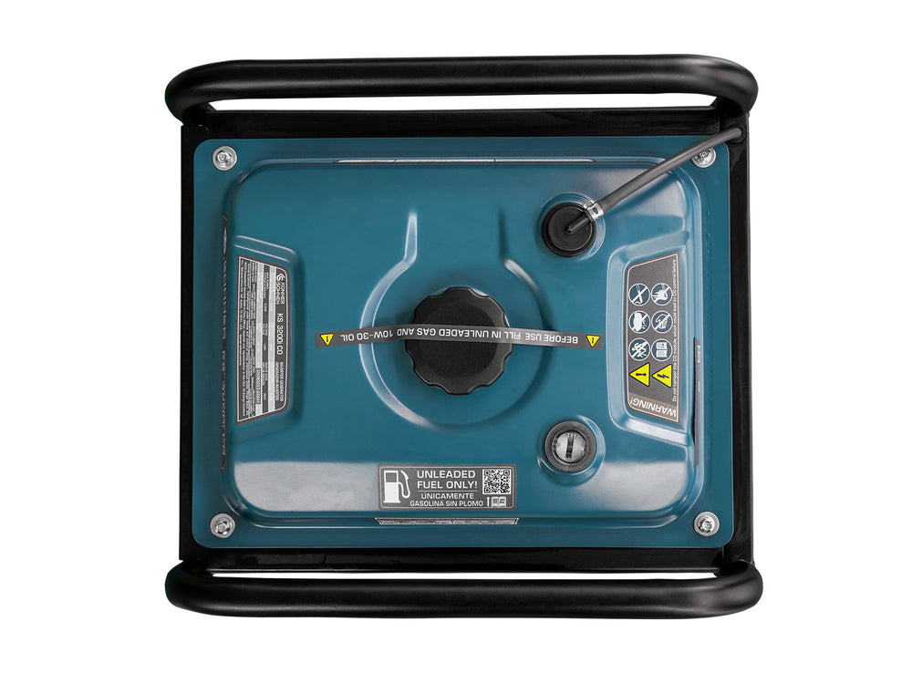 Könner & Söhnen 3200W Portable Inverter Generator | Gasoline, Pure Sine Wave, CO Sensor | KS 3200i CO