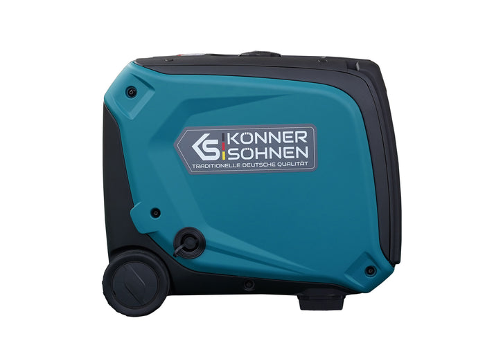 Könner & Söhnen 4000W Dual Fuel Inverter Generator | LPG/Gasoline, Electric Start, CO Sensor | KS 4000iEHS CO