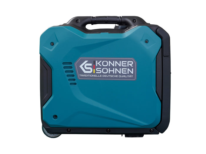 Könner & Söhnen 5500W Portable Inverter Generator | Gasoline, Electric Start, CO Sensor | KS 6000iES CO