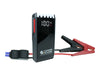 Könner & Söhnen KS JS-1400 portable car jump starter with heavy-duty battery booster clamps, displaying 100% charge on the digital screen